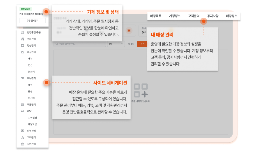 전체 관리는 웹(WEB)으로